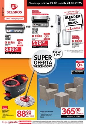 Gazetka promocyjna Selgros Cash&Carry, ważna od 22.05.2025 do 24.05.2025.