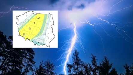 Po słonecznym i spokojnym poranku w środę przez większość Polski przejdą niebezpieczne burze z ulewami i gradem. Obowiązują alerty IMGW w 10 województwach