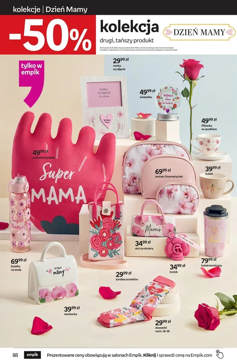 Promocja na produkty z kolekcji Dzień Mamy 
