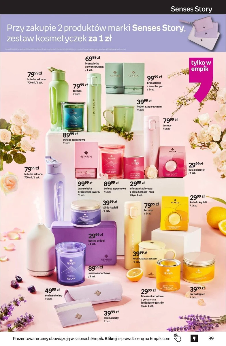 Zrelaksuj się z produktami marki Senses Story 