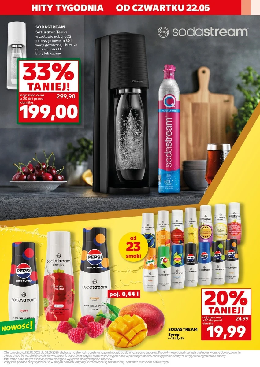 Promocja na saturator i syropy SodaStream 
