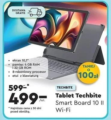 Tablet z klawiaturą w Biedronka Home 