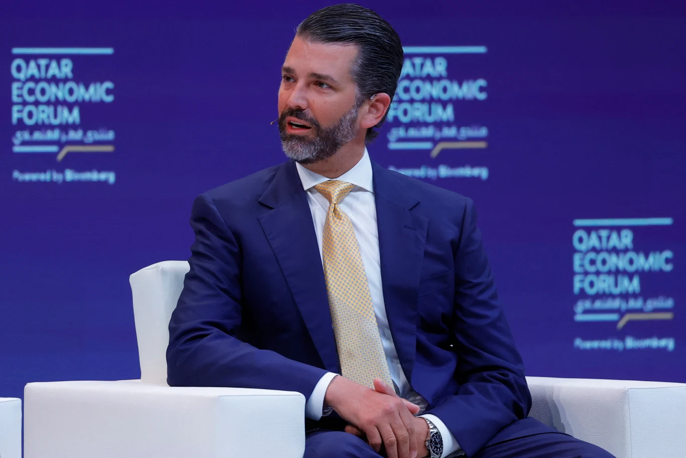 Syn Donalda Trumpa, Donald Trump Jr., nie wyklucza startu w wyborach prezydenckich Syn Donalda Trumpa, Donald Trump Jr., nie wyklucza startu w wyborach prezydenckich