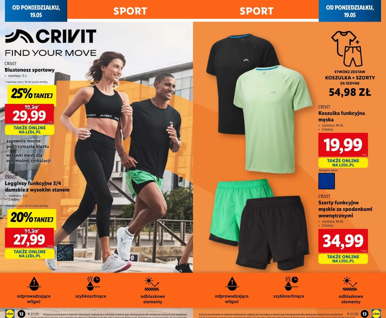 Funkcjonalna i modna odzież sportowa w Lidlu! Zobacz, co kupić z kolekcji Crivit