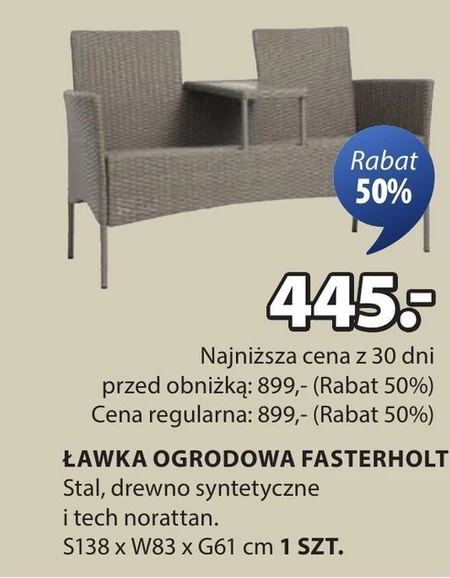 Ławka ogrodowa Fasterholt