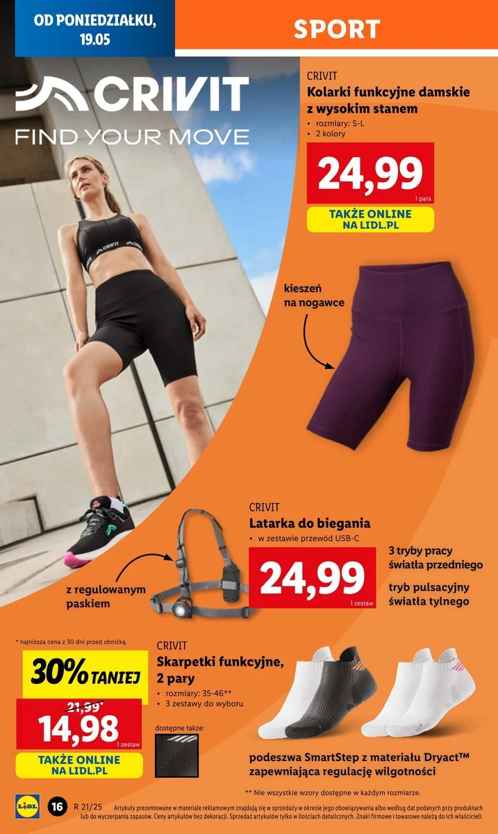 Funkcjonalna i modna odzież sportowa w Lidlu! Zobacz, co kupić z kolekcji Crivit