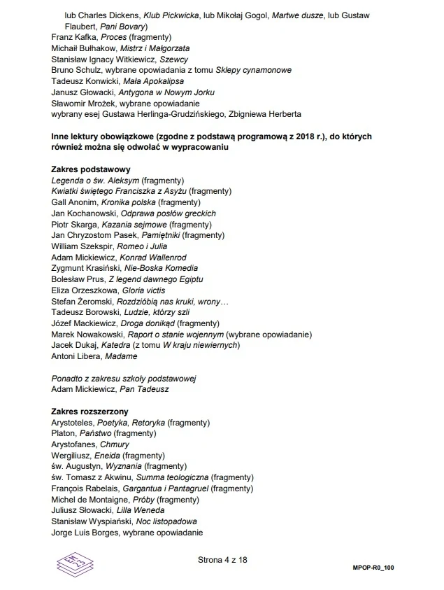 Matura 2025. Rozszerzony język polski, arkusz CKE - strona 4