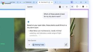 Gemini w Chrome. Sztuczna inteligencja wie, co przeglądasz w sieci