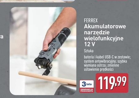 Akumulatorowe narzędzie wielofunkcyjne Ferrex