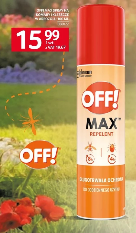 Spray na komary i kleszcze OFF