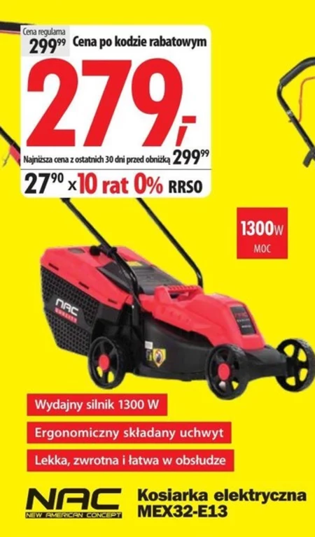 Kosiarka elektryczna Nac