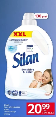 Płyn do płukania tkanin Silan