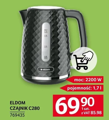 Czajnik elektryczny Eldom