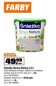 Farba lateksowa Śnieżka