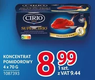 Koncentrat pomidorowy Cirio