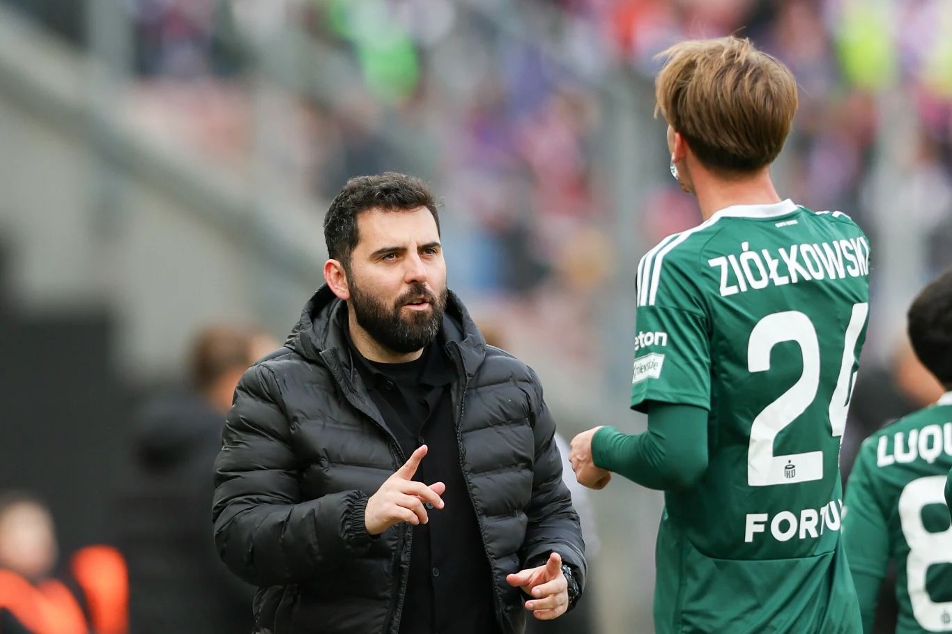 Goncalo Feio i Jan Ziółkowski Goncalo Feio i Jan Ziółkowski