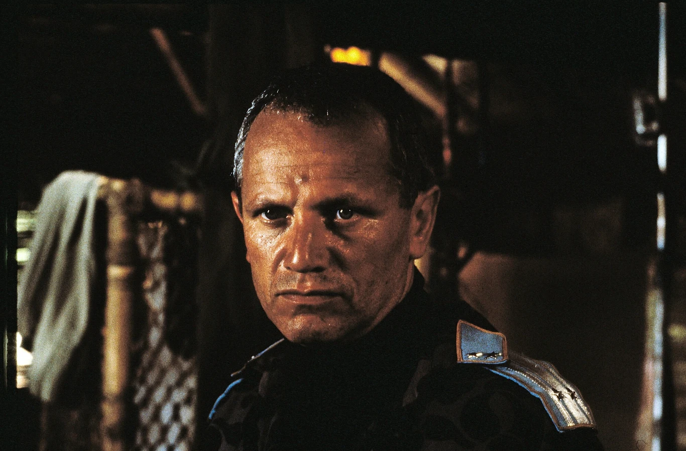 Steven Berkoff w filmie "Rambo II" Steven Berkoff w filmie "Rambo II"