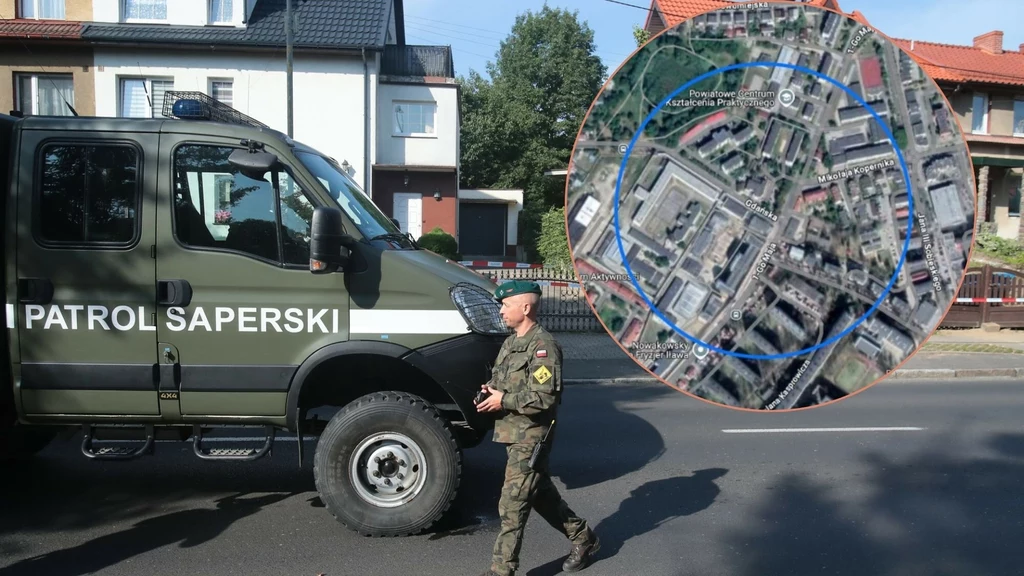 Groźne odkrycie przy zakładzie karnym. Wielka ewakuacja w Iławie Groźne odkrycie przy zakładzie karnym. Wielka ewakuacja w Iławie