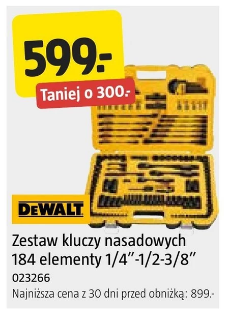 Набір торцевих ключів Dewalt