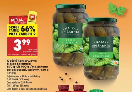 Консервовані огірки Nasza Spiżarnia