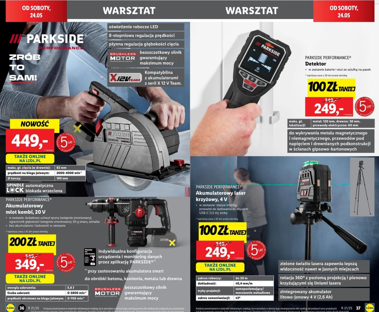 Hity od Parkside znów w Lidlu! Zobacz, co kupisz nawet 100 zł taniej