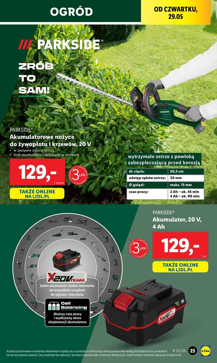 Sprzęt ogrodowy nawet 200 zł taniej! Lidl znów kusi marką Parkside