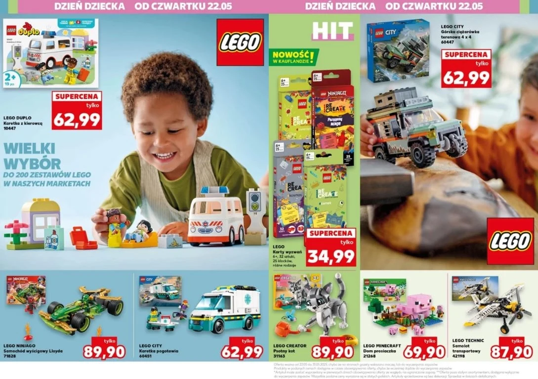 Klocki LEGO na Dzień Dziecka w Kauflandzie!