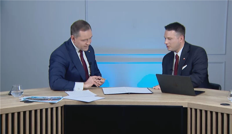 Karol Nawrocki podpisał deklarację przygotowaną przez Sławomira Mentzena