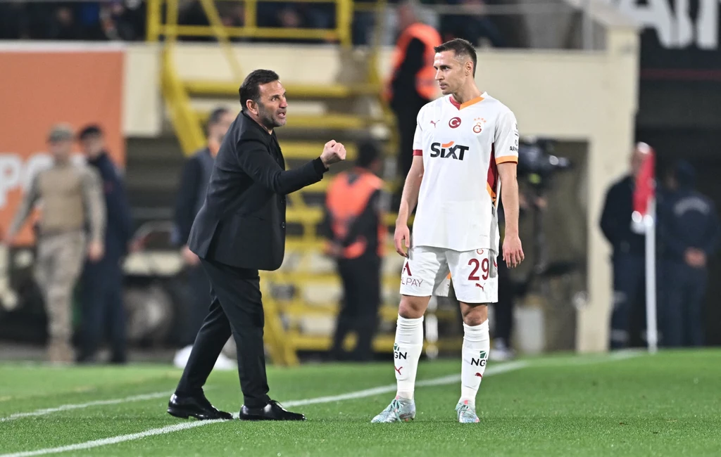 Okan Buruk i Przemysław Frankowski Okan Buruk i Przemysław Frankowski