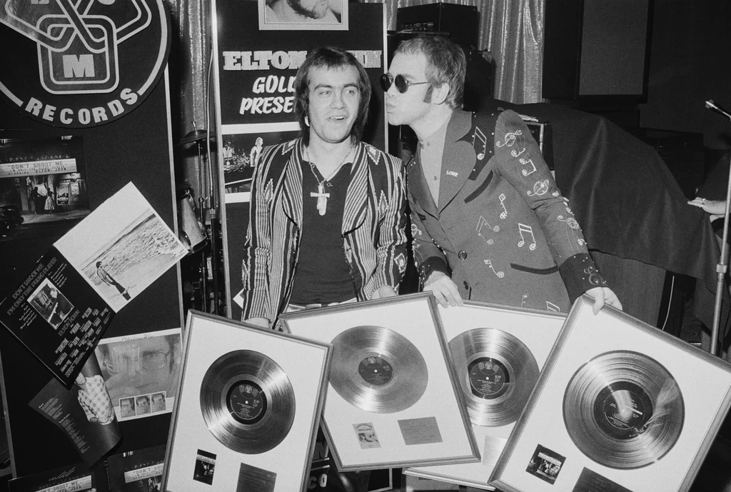 Bernie Taupin i Elton John w 1973 r. Bernie Taupin i Elton John w 1973 r.