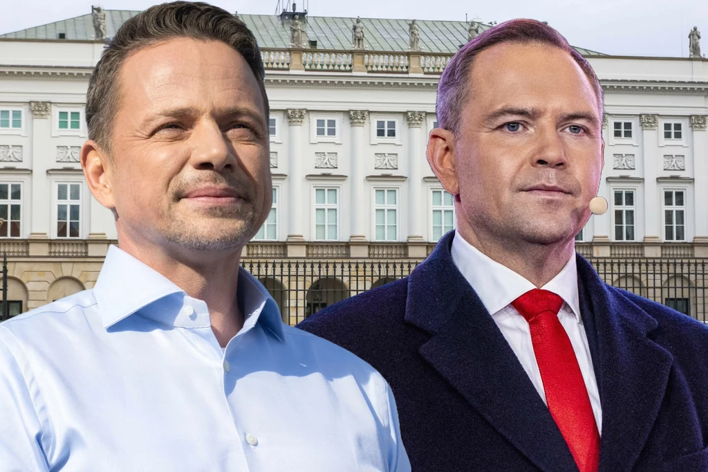 Wybory prezydenckie 2025. Rafał Trzaskowski i Karol Nawrocki. Wybory prezydenckie 2025. Rafał Trzaskowski i Karol Nawrocki.