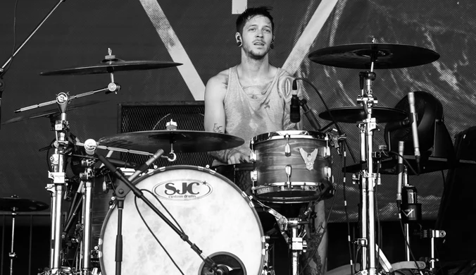 Daniel Williams w składzie The Devil Wears Prada - San Bernandino w Kalifornii, 30 czerwca 2012 r.