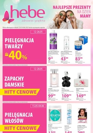 Gazetka promocyjna Hebe, ważna od 22.05.2025 do 04.06.2025.