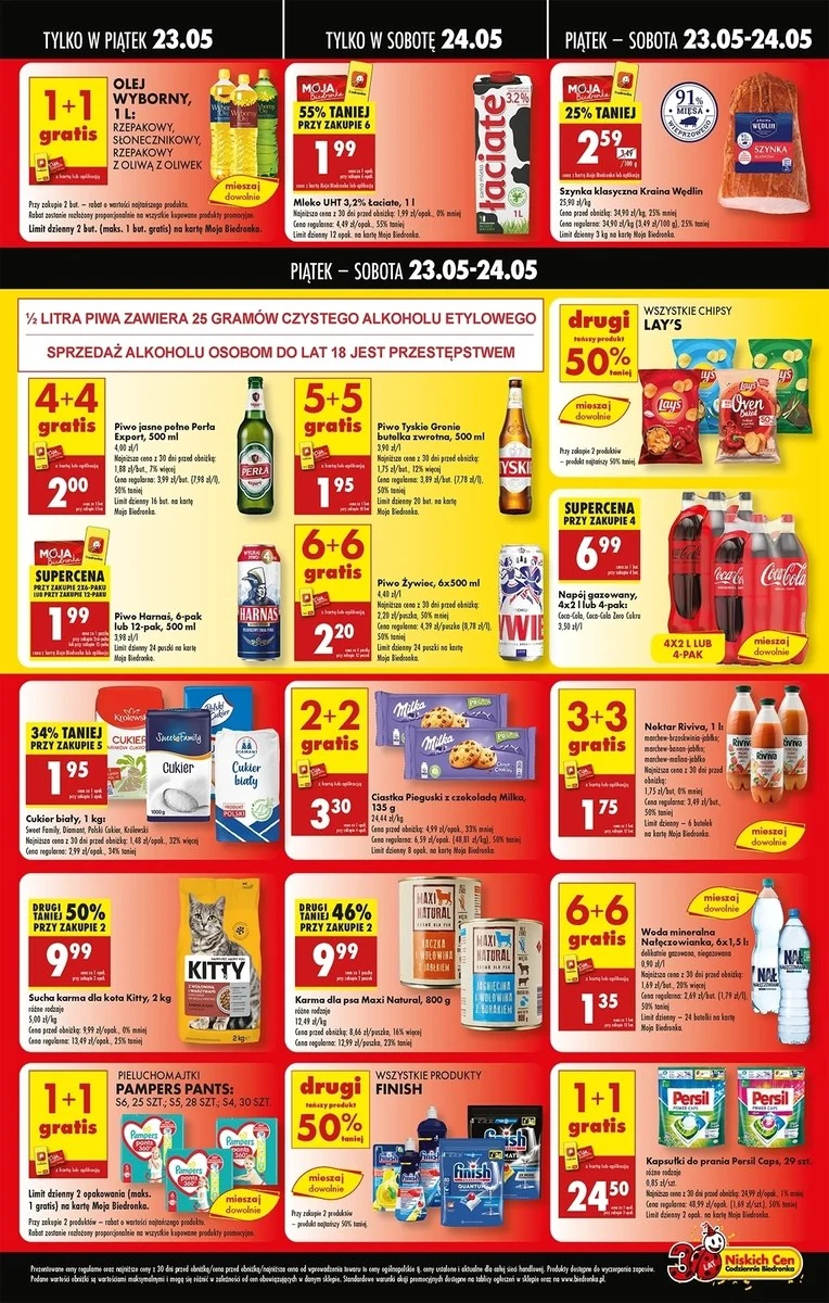 Niecodzienna akcja w Biedronce – Milka w promocji 2+2 gratis!