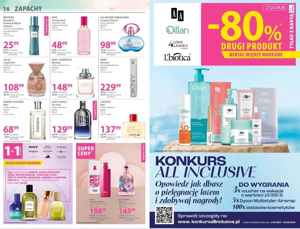 Hebe oferuje promocje na perfumy!