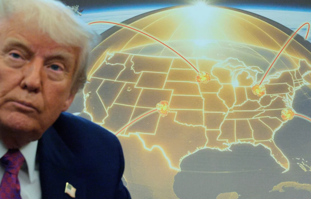 Donald Trump twierdzi, że jego "Żelazna Kopuła" będzie sukcesem. Ekspert nazywa ją marnotrawstwem pieniędzy Donald Trump twierdzi, że jego "Żelazna Kopuła" będzie sukcesem. Ekspert nazywa ją marnotrawstwem pieniędzy
