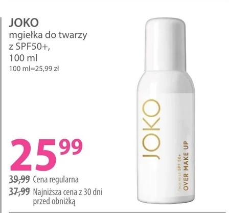 Mgiełka do twarzy Joko