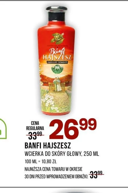 Wcierka do skóry głowy Banfi