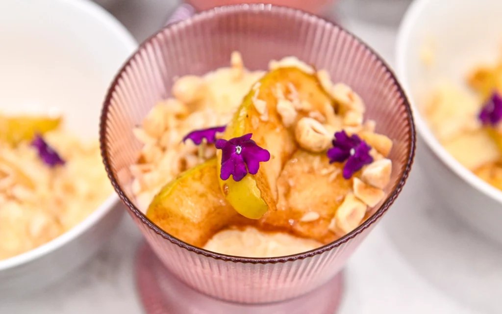 Pudding ryżowy z jabłkami