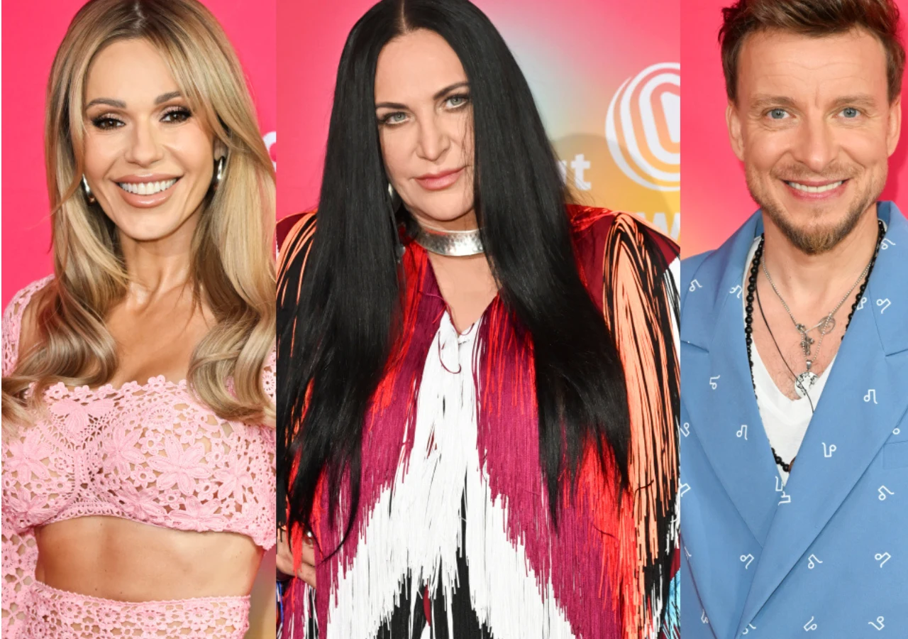 Doda, Kayah i Piotr Kupicha podczas pierwszego dnia Polsat Hit Festiwalu Doda, Kayah i Piotr Kupicha podczas pierwszego dnia Polsat Hit Festiwalu