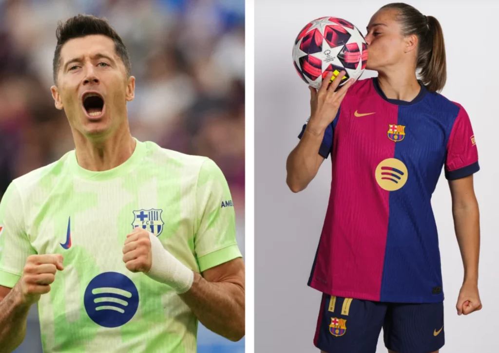 Ewa Pajor i Robert Lewandowski