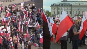 Wybory prezydenckie. Marsze Rafała Trzaskowskiego i Karola Nawrockiego w Warszawie [NA ŻYWO]