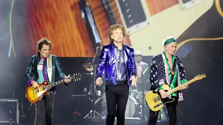The Rolling Stones w 2024 - od lewej: Ronnie Wood, Mick Jagger i Keith Richards