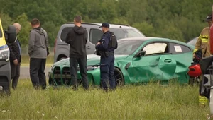 Wypadek podczas wyścigów samochodowych w Krośnie