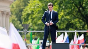 Prezydent elekt na marszu w Warszawie. "Wygrałem w zeszłą niedzielę" 