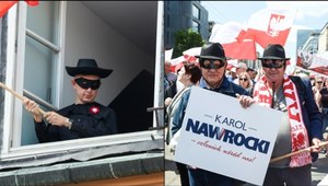 Zorro opanował marsz. Nagle zareagował Nawrocki
