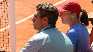 Wim Fissette i Iga Świątek