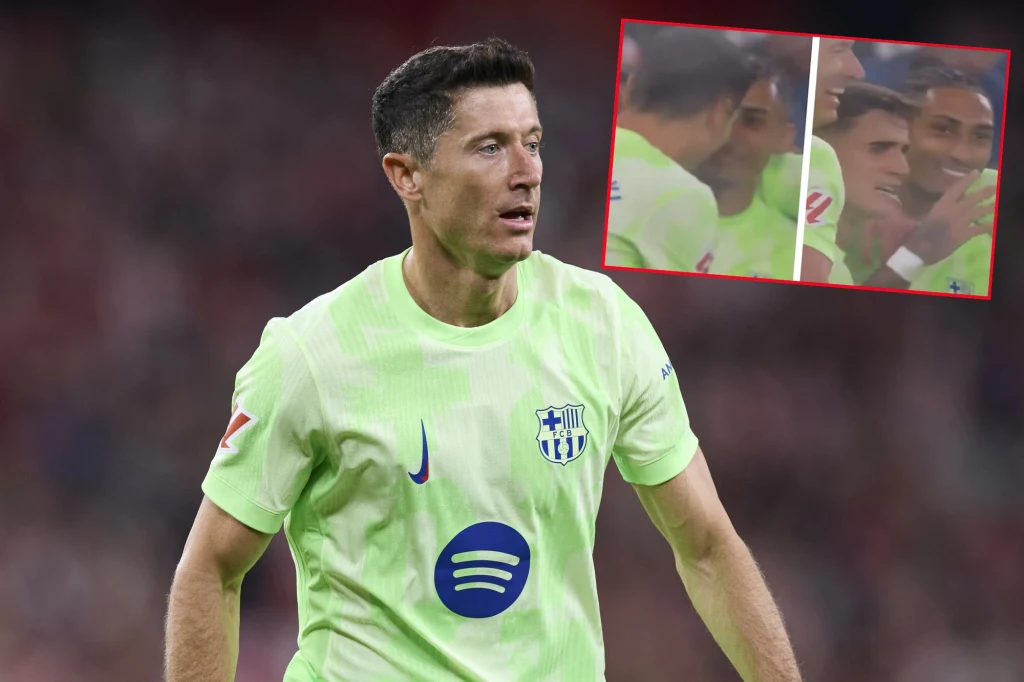 Raphinha zażartował z... sytuacji w tabeli strzelców hiszpańskiej ekstraklasy. Robert Lewandowski przyjął całą sytuację z uśmiechem Raphinha zażartował z... sytuacji w tabeli strzelców hiszpańskiej ekstraklasy. Robert Lewandowski przyjął całą sytuację z uśmiechem