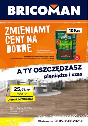 Gazetka promocyjna Bricoman, ważna od 26.05.2025 do 15.06.2025.