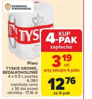 Piwo bezalkoholowe Tyskie